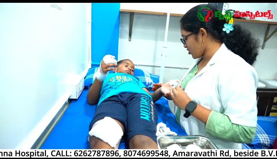 Doctor Visiting Patient at Krishna Hospitals